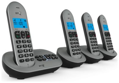 BT - 3580 - Cordless Telephone & Answer Machine - Quad